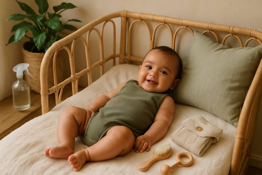 Bébé green : astuces naturelles pour une chambre saine et zéro déchet