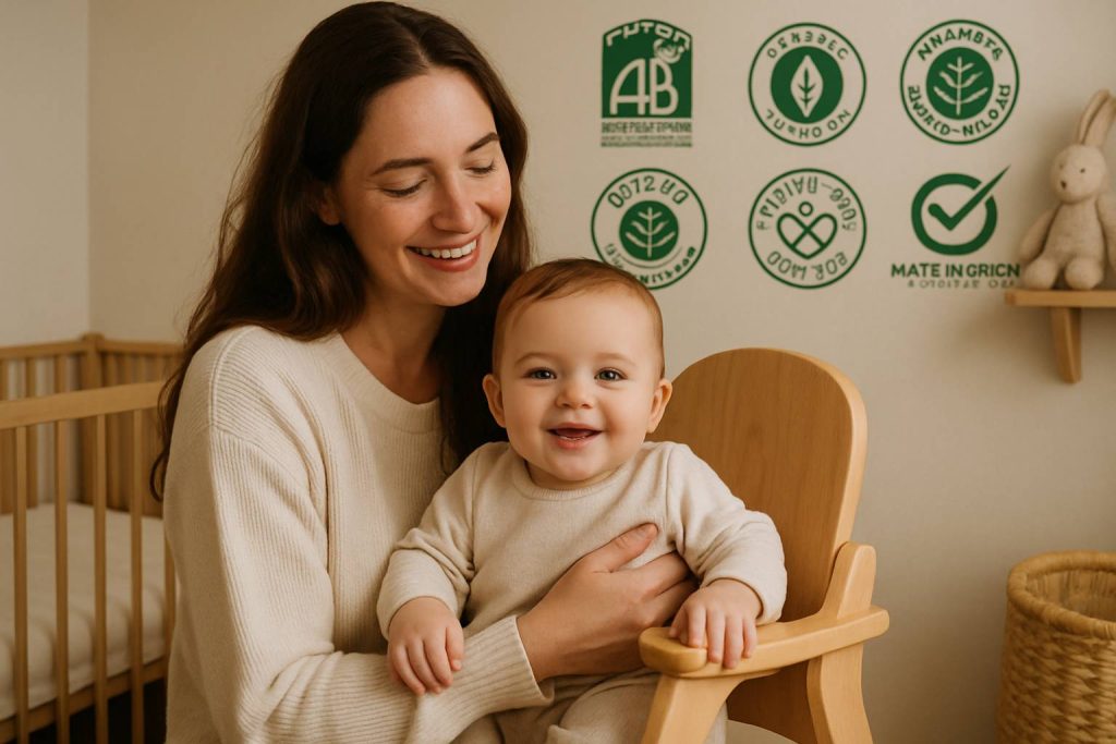 Les 5 labels incontournables pour du matériel de puériculture durable