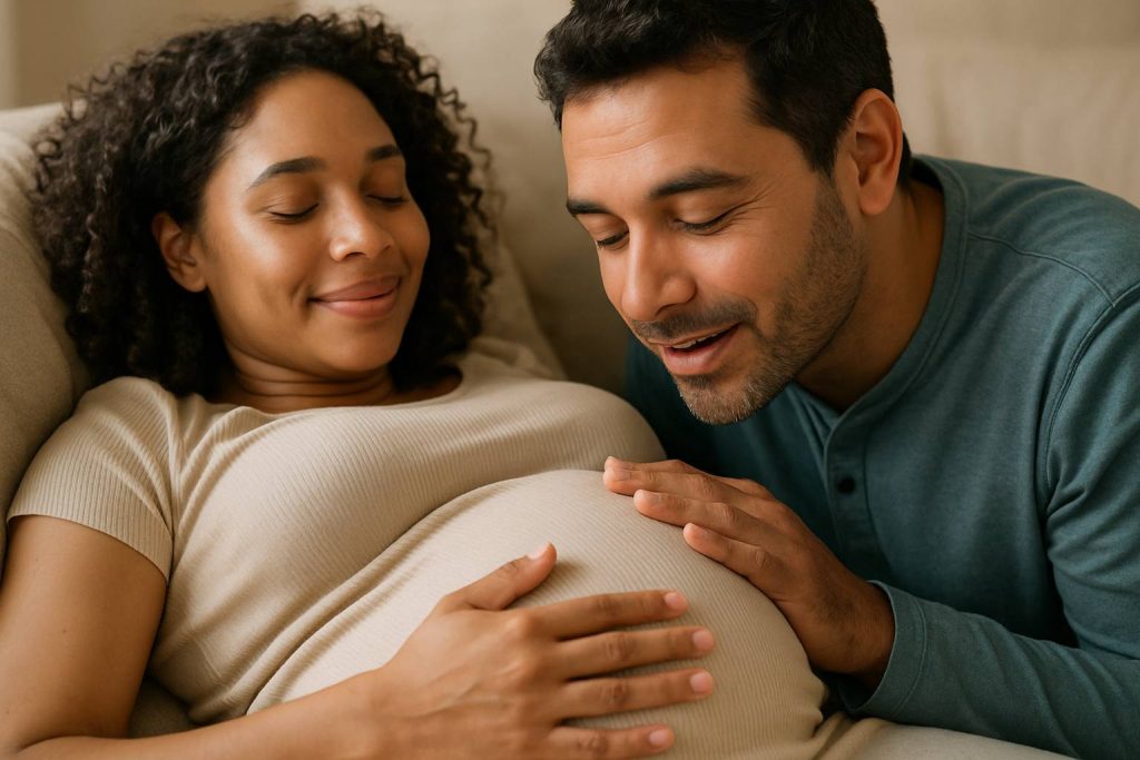 Comment parler à bébé avant même qu’il soit né : les secrets de la parentalité positive in utero
